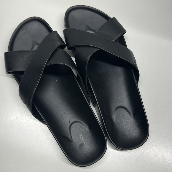 Birdies The Robin Sandals Strappy Open Toe Slip On Shoes Vegan Black Size 10 - Picture 6 of 10